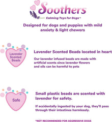 SPOT Soothers- Crinkle Paper Dog Toy-Separation Anxiety Toys For Dogs, Stuffing Free, Scented With Calming Lavender Fragrance Beads To Safely Calm & Relax Dogs and Puppies, 13in