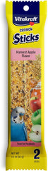 Vitakraft Crunch Sticks Harvest Apple Flavor Bird Treat for Parakeets (2 Sticks)