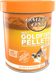 Omega One Goldfish Pellets, Sinking