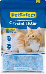 PetSafe ScoopFree Odor Control Crystal Cat Litter, Fresh Scent, 8 Lb Bag