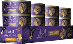 Tiki Cat After Dark Pate, Turkey & Turkey Liver, High-Protein and 100% Non-GMO Ingredients, Wet Cat Food for Adult Cats