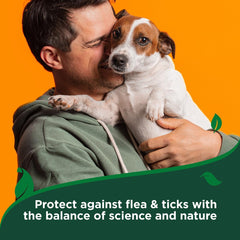 HERO PET Vet's Best Natural Flea & Tick Dog Shampoo – Plant-Based Formula with Cotton Spice Scent – Natural Dog Shampoo with Essential Oils for Flea and Tick Support – Made in USA – 12 oz Bottle