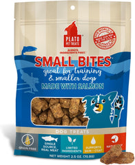 Plato Small Bites Salmon 2.5oz, Natural