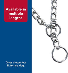 Titan - Coastal Pet Titan Chain Training Dog Collar - Durable Metal Choke Collar for Dog Training - Argon-Welded, Chrome Chain