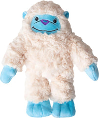 Snugarooz Tom Yeti with Repair Patch – Soft and Cuddly Plush Toy with Built-in Squeaker – Durable Chew Toy for Dogs – Made from Recycled Bottles for Responsible Play