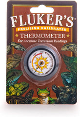 Fluker's Thermometer for Accurate Terrarium Readings, Round Style