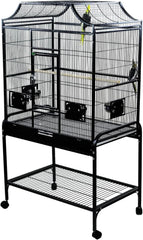 A and E Medium Elegant Bird Cage Black