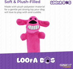 Multipet International Original Loofa Dog Mini Dog Toy (Assorted colors)