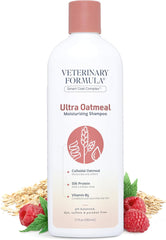 Veterinary Formula Smart Coat Complex Ultra Oatmeal Moisturizing Shampoo for Dogs – Moisture-Rich, Nourishing Shampoo – Leaves Coat Clean, Soft, Silky, Shiny – Long-Lasting Fragrance