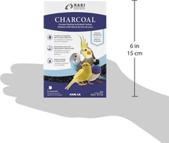 Bird Charcoal, Coconut Derived Activated Charcoal, Aid in Digestion and Eliminate Toxins, Hagen Supplement for All Birds, 8.11 oz