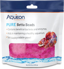 Aqueon PURE Betta Beads, Water Care for Unfiltered Aquariums, Maintains Clear Water and Helps Breakdown Organic Sludge