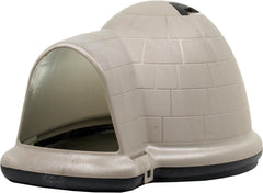 Petmate Medium Dog House Outdoor Weatherproof - Indigo Igloo Dog House, 90% Recycled, Made in USA