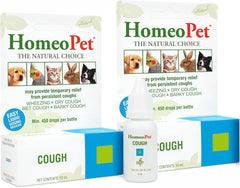 HomeoPet Cough, Gentle Natural Cough Medicine for Dogs, Cats, and Small Pets, Cat and Dog Cough Medicine, 15 Milliliters