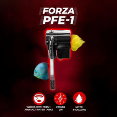 Aquatop Forza Power Filter for Aquariums – for 5-15 Gal Freshwater & Saltwater – Advanced Filtration Design for Crystal Clear Water