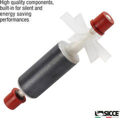 SICCE Syncra Silent 5.0 Multifunction 1321 GPH Submersible Water Pump | Italian Made 105W Ultra Quiet Durable Aquarium Fish Tank, Fountain, Pond, Hydroponics, Terrarium Black | Freshwater & Saltwater