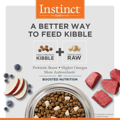Instinct Raw Boost, Natural Dry Dog Food with Freeze Dried Pieces, High Protein, Grain Free Recipe - Real Beef