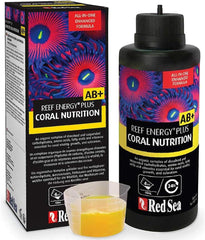 Red Sea Reef Energy Plus (AB+) All In One Coral Food for Saltwater Aquarium Marine Reef Tanks | Food for Soft, LPS, SPS, and Non-Photosynthetic Corals