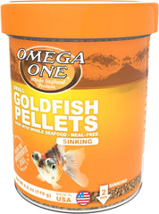 Omega One Goldfish Pellets, Sinking