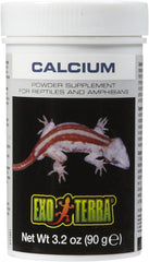 Exo Terra Calcium Powder Supplement for Reptiles and Amphibians, 3.2 Oz., PT 1851