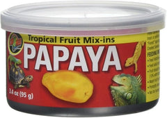 Zoo Med Tropical Fruit Mix-ins Papaya Reptile Food