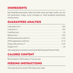 ACANA Chewy Strips Hip & Joint Support Beef Recipe, Dog Treat