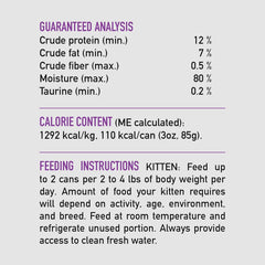 ORIJEN Kitten Chicken and Salmon Entree in Bone Broth Wet Cat Food, WholePrey Ingredients, 5.5oz