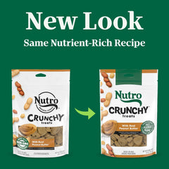 Nutro Crunchy Dog Treats with Real Peanut Butter