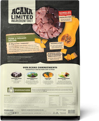 ACANA Singles Limited Ingredient Dry Dog Food, Grain Free, High Protein, Pork & Squash Recipe