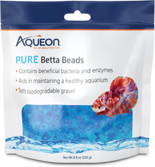 Aqueon PURE Betta Beads, Water Care for Unfiltered Aquariums, Maintains Clear Water and Helps Breakdown Organic Sludge