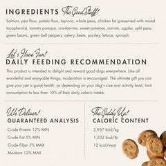 Fromm Four-Star Nutritionals Salmon with Sweet Potato Dog Treats - Premium Oven Baked Dog Snacks - Salmon Recipe - 8 oz
