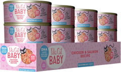 Tiki Cat Baby, Chicken & Salmon, High-Protein and 100% Non-GMO Ingredients, Wet Cat Food for Kittens 8 Weeks+