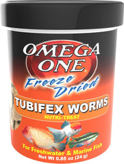 Omega One Freeze Dried Tubifex Worms