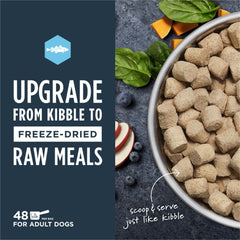 Instinct Freeze Dried Raw Meals, Natural Dry Dog Food, Grain Free - Wild Caught Pollock