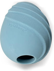 Nylabone Eggi Interactive Fillable Dog Chew Toy - Lightweight Bouncy Floatable Dog Treat Toy for Creative Play & Dog Exercise, Blue, Large/Giant - Up to 50 lbs. (1 Count)
