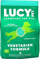 Lucy Pet Vegetarian Formula Dog Food 5lb, Vegan, Powered by Plants