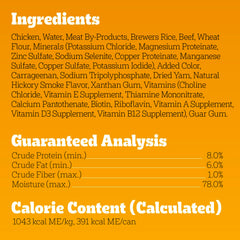 Pedigree Wet Food Pedigree Chopped Ground Dinner With Beef Adult Canned Wet Dog Food 13.2 oz, 1 ea