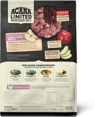 ACANA Singles Limited Ingredient Dry Dog Food, Grain Free Lamb & Apple Dog Food Recipe