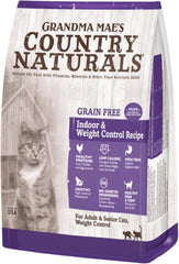 Grandma Mae's Country Naturals Grain Free Weight Control/Hairball Recipe for Cats 12 Lb