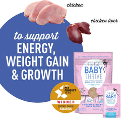 Tiki Cat Baby Thrive, Chicken & Chicken Liver, High-Protein & Flavorful, Wet Cat Food for Kittens 4 Weeks+