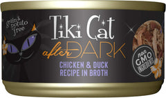 Tiki Cat After Dark, Chicken & Duck, High-Protein and 100% Non-GMO Ingredients, Wet Cat Food for Adult Cats