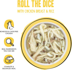 Weruva Best Fido Friend Fun Size Meals for Dogs, Roll The Dice 2.75-oz(Pack of 12)