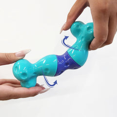 Nylabone Twist 'N Chew Dog Toy, Enrichment Puzzle Toys for Dogs, Perfect for Aggressive Chewers, Bacon & Beef Jerky Flavor, Large - Up to 50 lbs, 1 Count