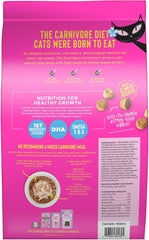 Tiki Cat Born Carnivore Baby, High-Protein and Grain-Free, Complete and Balanced Dry Cat Food for Kittens 6 Weeks+