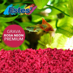 Estes Spectrastone Permaglo Pink Aquarium Gravel for Freshwater Aquariums