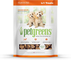 Pet Greens Treats Roasted Chicken Semi-Moist Dog Treat Orange 6 Ounce (Pack of 1)