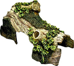 Blue Ribbon Pet Products Reptile Café Bent Log Hide-Away Reptile Tank Décor