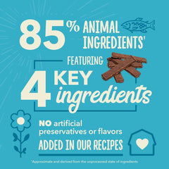 ACANA Chewy Strips Dog Treats, Salmon, High Protein Dog Treats