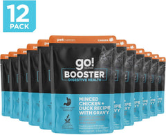 Go! Solutions Booster Digestive Health, Grain-Free Wet Cat Food Topper , 2.5 oz Pouch
