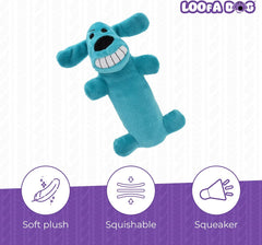 Multipet International Original Loofa Dog Mini Dog Toy (Assorted colors)