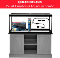 Marineland High Definition LED Ensemble 75 Gallon Farmhouse Aquarium Kit